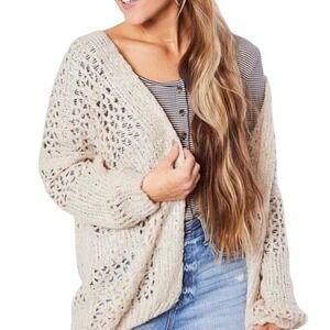 Rag Poets cardigan sweater Size M/L‎